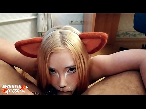 ❤️ Kitsune engole a piça e o esperma na boca ☑ Porno em nós ❌